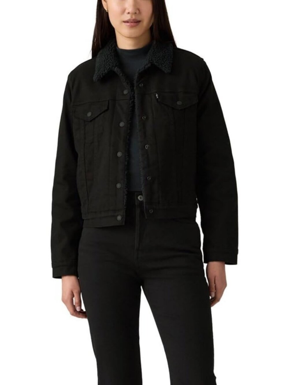 Women's Original Sherpa Trucker Jacket - Cozy, Stylish, Plus & Standard Sizes